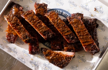 Crossbuck BBQ's Dry Rubbed & Basted St. Louis Style Pork Ribs