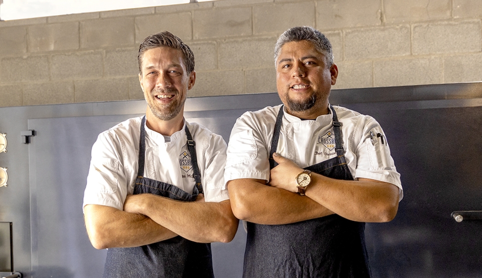 Crossbuck BBQ's Texas Pitmasters Tim and Damian