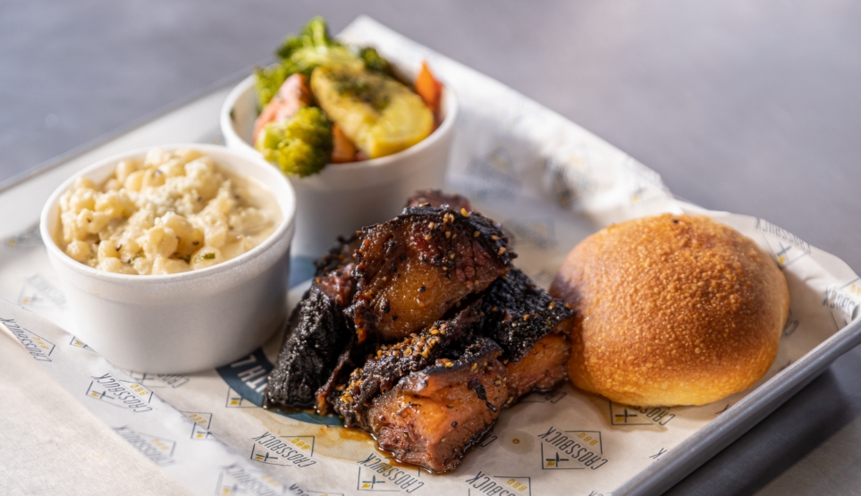 brisket candy burnt ends from Crossbuck BBQ