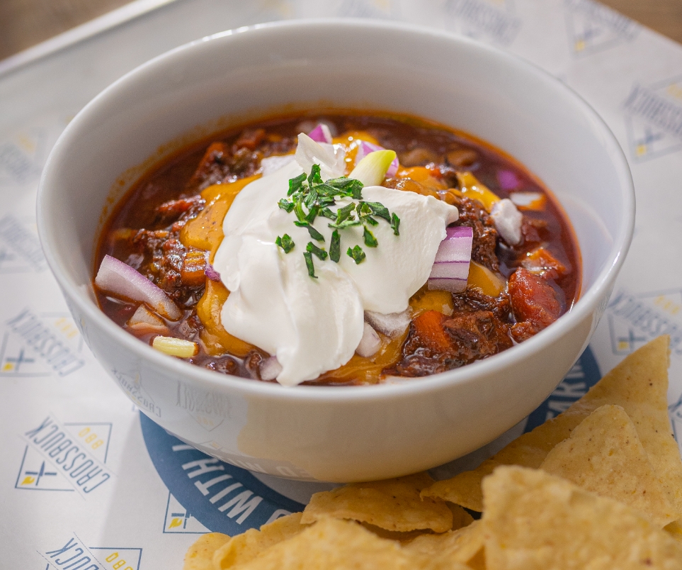 crossbuck smoked texas style chili