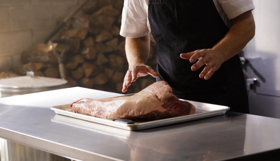 Crossbuck BBQ's Wet Aged, 16 Pound Brisket