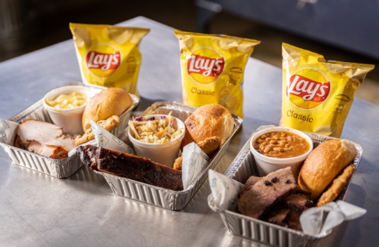 BBQ boxed lunches for a dallas BBQ catering order