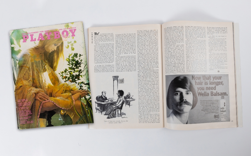 1972 Playboy Issue Featuring Calvin Trillin article on Arthur Bryant's burnt ends
