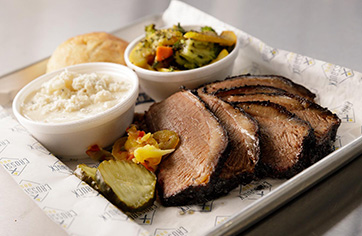 Crossbuck BBQ Dallas - Texas Style Brisket Plate