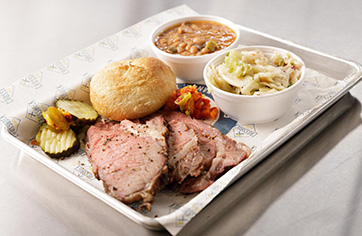 Crossbuck BBQ Dallas - Smoked Prime Rib Plate