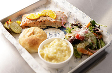 Crossbuck BBQ Dallas - Citrus-Glazed Smoked Salmon Plate