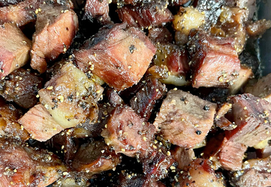 Crossbuck BBQ Dallas - prime rib burnt ends